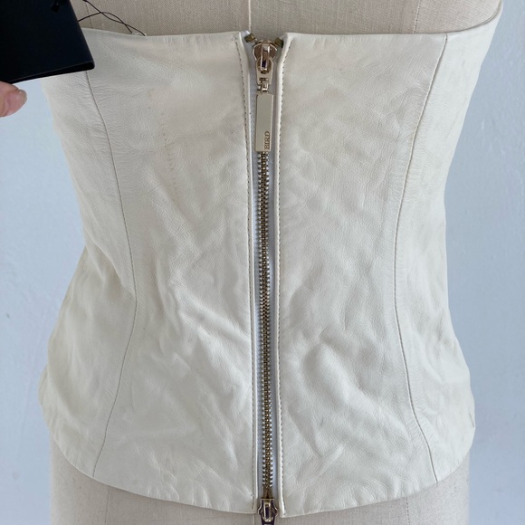 Brand new BIRD by JUICY COUTURE LEATHER HALTER TOP - Picture 5 of 12